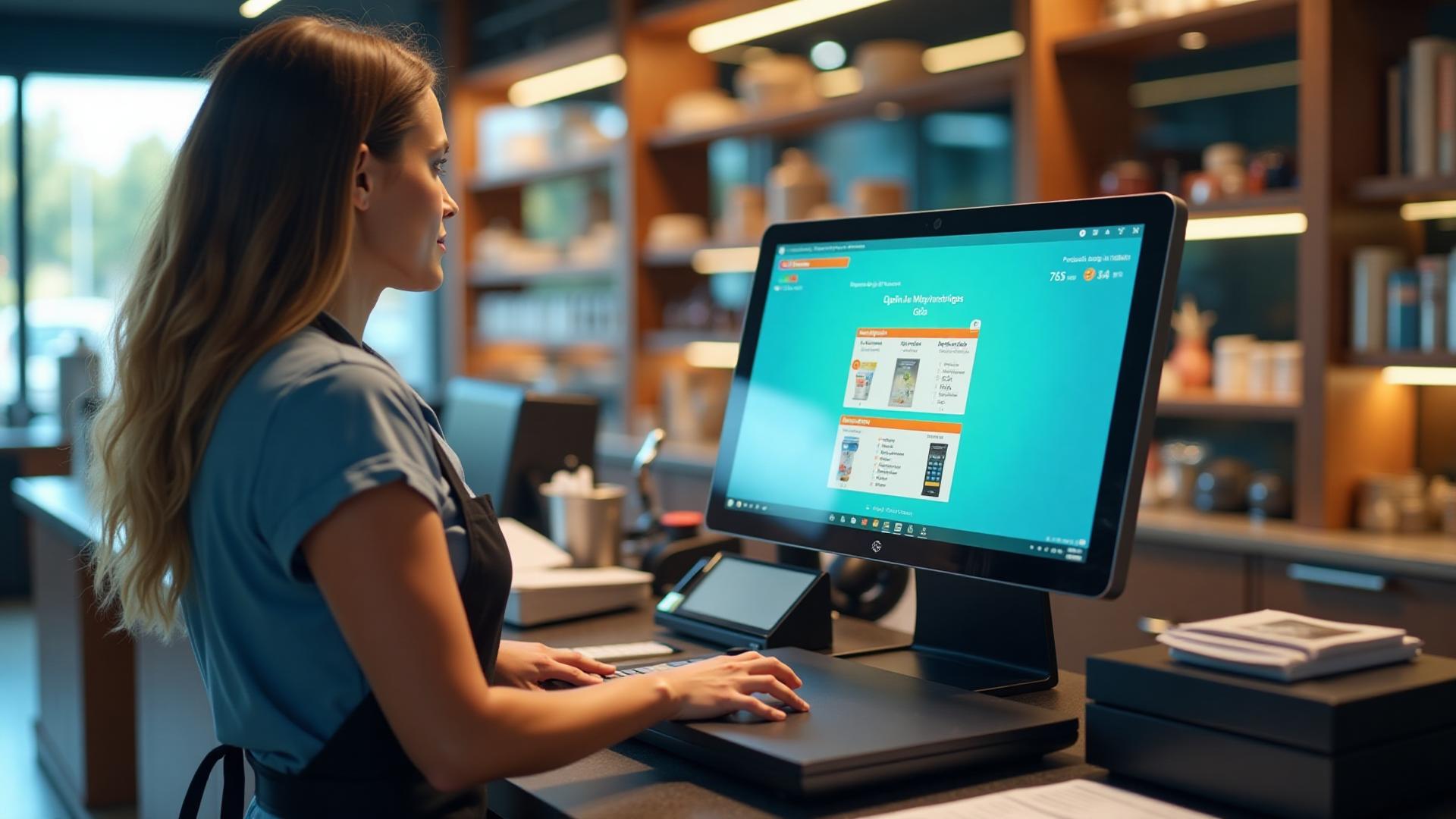 Интерфейс CloudPOS POS-системы